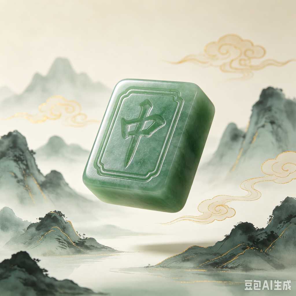simulated ivory mahjong set