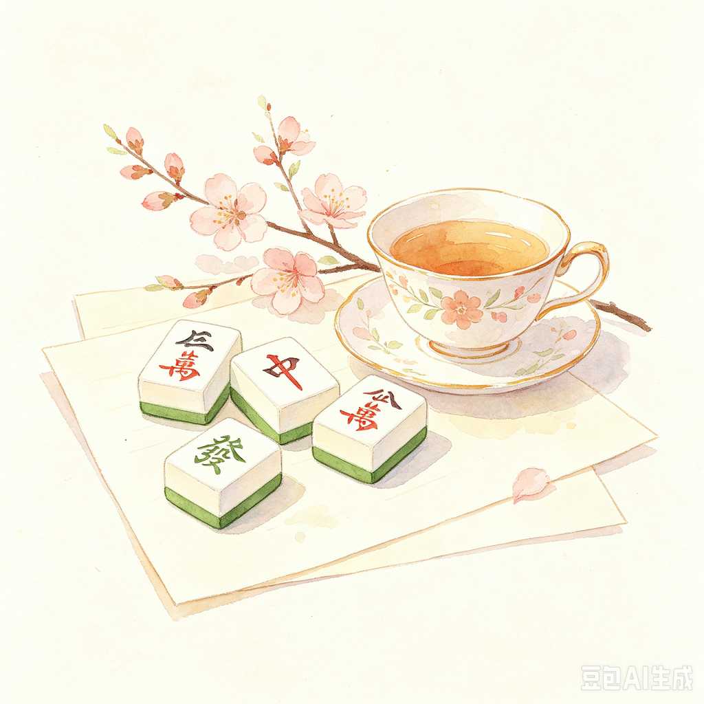 trendy design mahjong tiles