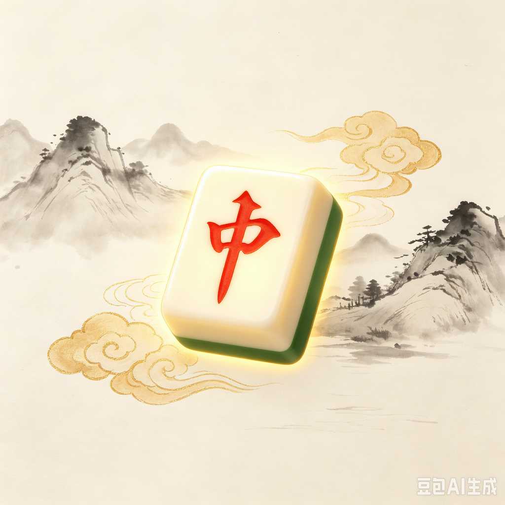 decorative mahjong tiles set